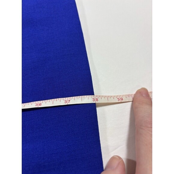 MM Lafleur Emily Dress Bright Indigo Blue + 1  20 Midi Square Neck Short Sleeve - Picture 11 of 12